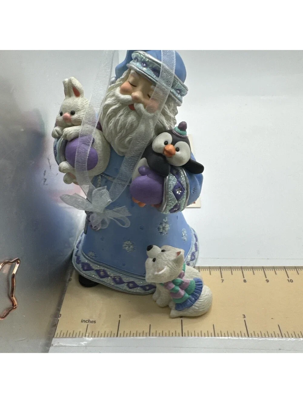 2002 Hallmark Keepsake Santa Woodland Friends Ornament With Box